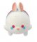 Disney Alice in Wonderland White Rabbit Tsum Tsum Figural Rubber Key Chain