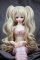 Doll Wig Meiko - Flaxen Blond and Hazelnut Brown Blend