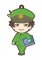 Cells at Work Dendritic Cell Rubber Phone Strap