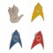 Star Trek 4 Lapel Pin Set