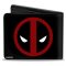 Marvel Deadpool Symbol PU Buckle Down Bifold Wallet